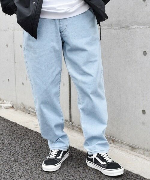 SHIPS / シップス デニムパンツ | Lee: FLeeasy Narrow ストレッチ テーパード デニム◇(ライトブルー)
