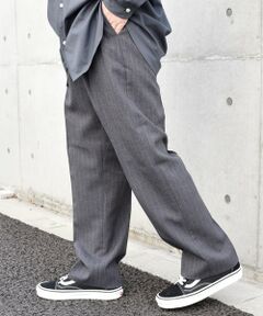 SHIPS / シップス その他パンツ | SHIPS any: 〈洗濯機可能〉ウールライク ノープリーツ ワイド ストレート パンツ◇