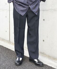 SHIPS / シップス その他パンツ | SHIPS any: 〈洗濯機可能〉ウールライク ノープリーツ ワイド ストレート パンツ◇