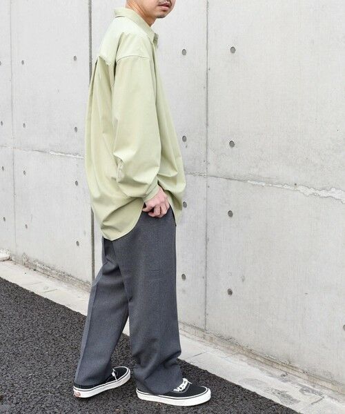 SHIPS / シップス その他パンツ | SHIPS any: 〈洗濯機可能〉ウールライク ノープリーツ ワイド ストレート パンツ◇ | 詳細2