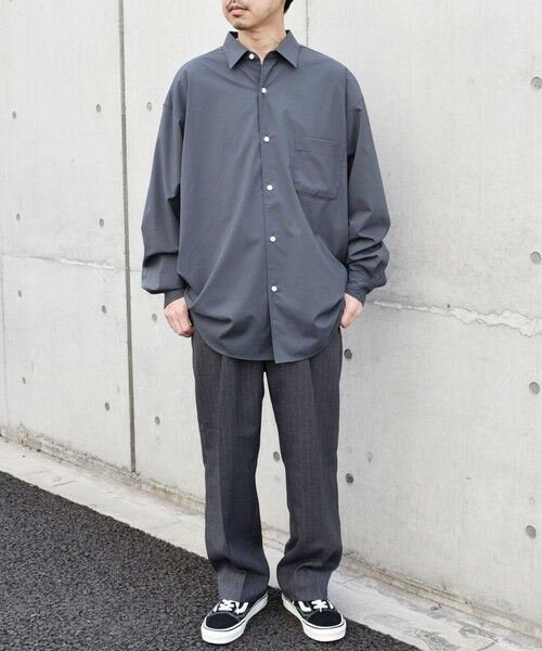 SHIPS / シップス その他パンツ | SHIPS any: 〈洗濯機可能〉ウールライク ノープリーツ ワイド ストレート パンツ◇ | 詳細17