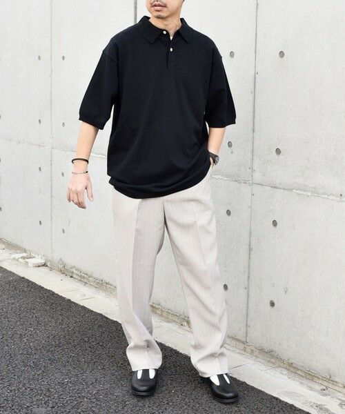 SHIPS / シップス その他パンツ | SHIPS any: 〈洗濯機可能〉ウールライク ノープリーツ ワイド ストレート パンツ◇ | 詳細23