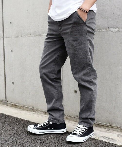 SHIPS / シップス デニムパンツ | SHIPS any: ベターコットン ストレッチ スリム テーパード デニム イージー パンツ◇ | 詳細2