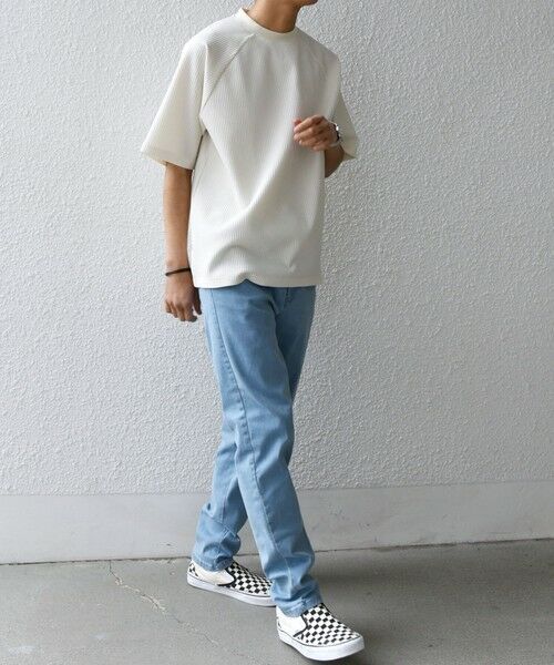 SHIPS / シップス デニムパンツ | SHIPS any: ベターコットン ストレッチ スリム テーパード デニム イージー パンツ◇ | 詳細14