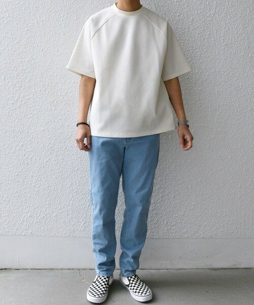 SHIPS / シップス デニムパンツ | SHIPS any: ベターコットン ストレッチ スリム テーパード デニム イージー パンツ◇ | 詳細13