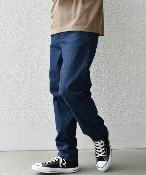 SHIPS / シップス デニムパンツ | SHIPS any: ベターコットン ストレッチ スリム テーパード デニム イージー パンツ◇ | 詳細23
