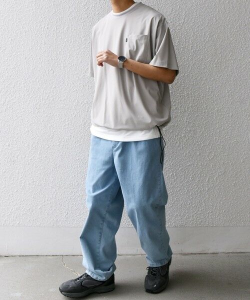 SHIPS / シップス デニムパンツ | SHIPS any: ベターコットン 1タック ストレッチ イージー バギー デニム パンツ◇ | 詳細16