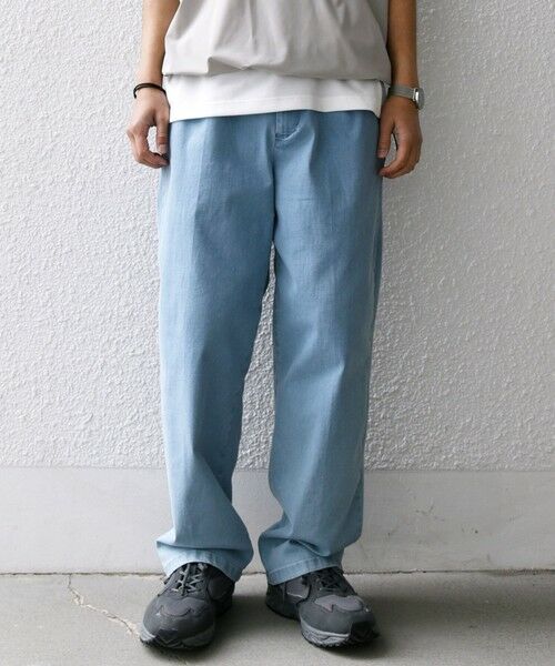 SHIPS / シップス デニムパンツ | SHIPS any: ベターコットン 1タック ストレッチ イージー バギー デニム パンツ◇ | 詳細17