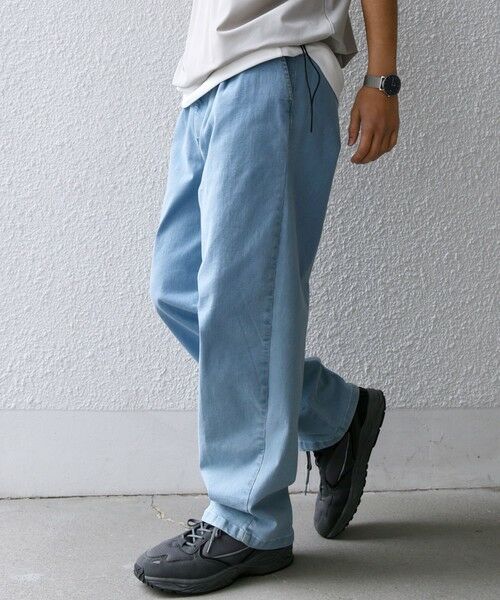 SHIPS / シップス デニムパンツ | SHIPS any: ベターコットン 1タック ストレッチ イージー バギー デニム パンツ◇ | 詳細18