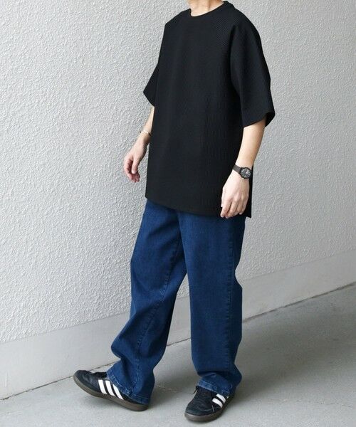 SHIPS / シップス デニムパンツ | SHIPS any: ベターコットン 1タック ストレッチ イージー バギー デニム パンツ◇ | 詳細23