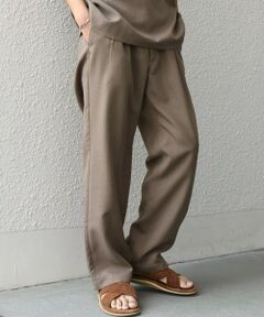 SHIPS / シップス その他パンツ | SHIPS any:〈洗濯機可能〉リネンライク セミワイド パンツ(セットアップ対応) 25SS◇