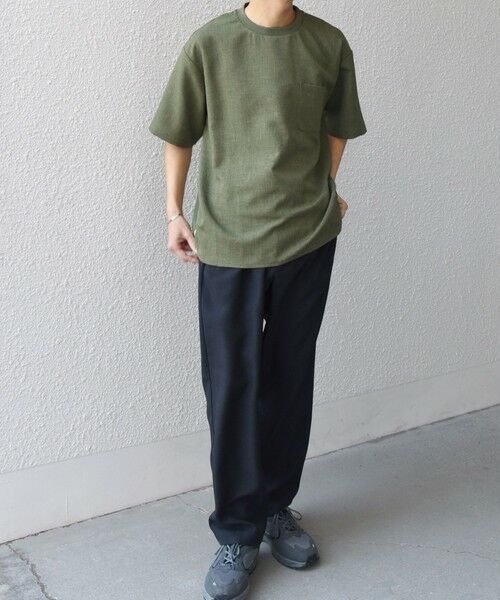 SHIPS / シップス その他パンツ | SHIPS any:〈洗濯機可能〉リネンライク セミワイド パンツ(セットアップ対応) 25SS◇ | 詳細1