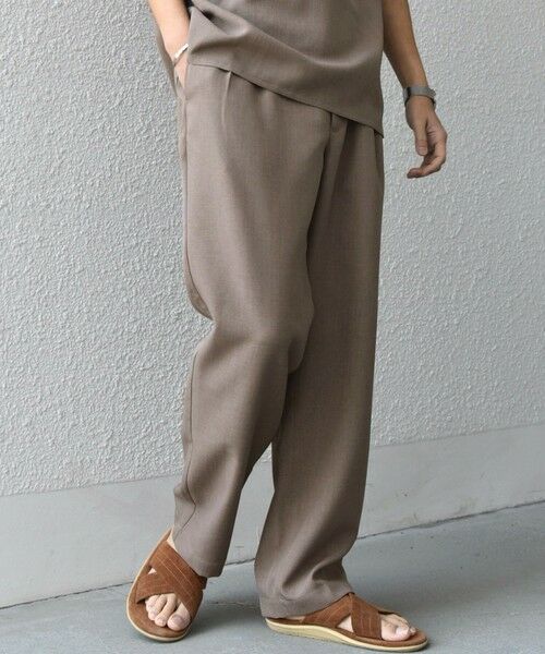 SHIPS / シップス その他パンツ | SHIPS any:〈洗濯機可能〉リネンライク セミワイド パンツ(セットアップ対応) 25SS◇ | 詳細12