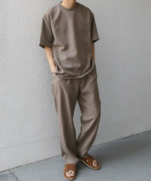 SHIPS / シップス その他パンツ | SHIPS any:〈洗濯機可能〉リネンライク セミワイド パンツ(セットアップ対応) 25SS◇ | 詳細9