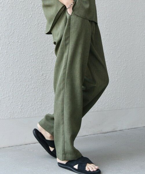 SHIPS / シップス その他パンツ | SHIPS any:〈洗濯機可能〉リネンライク セミワイド パンツ(セットアップ対応) 25SS◇ | 詳細19