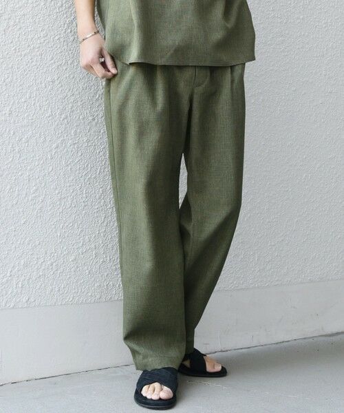 SHIPS / シップス その他パンツ | SHIPS any:〈洗濯機可能〉リネンライク セミワイド パンツ(セットアップ対応) 25SS◇ | 詳細20