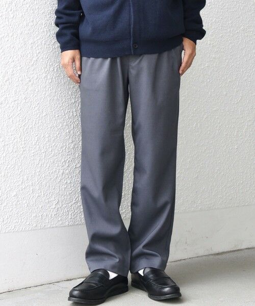 SHIPS / シップス その他パンツ | SHIPS any:〈洗濯機可能/抗ピリング〉ウールライク 2プリーツ セミワイド イージーパンツ◇ | 詳細3