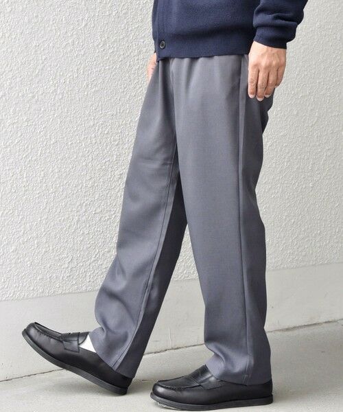 SHIPS / シップス その他パンツ | SHIPS any:〈洗濯機可能/抗ピリング〉ウールライク 2プリーツ セミワイド イージーパンツ◇ | 詳細4