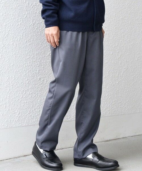 SHIPS / シップス その他パンツ | SHIPS any:〈洗濯機可能/抗ピリング〉ウールライク 2プリーツ セミワイド イージーパンツ◇ | 詳細5