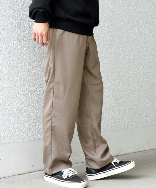 SHIPS / シップス その他パンツ | SHIPS any:〈洗濯機可能/抗ピリング〉ウールライク 2プリーツ セミワイド イージーパンツ◇ | 詳細20