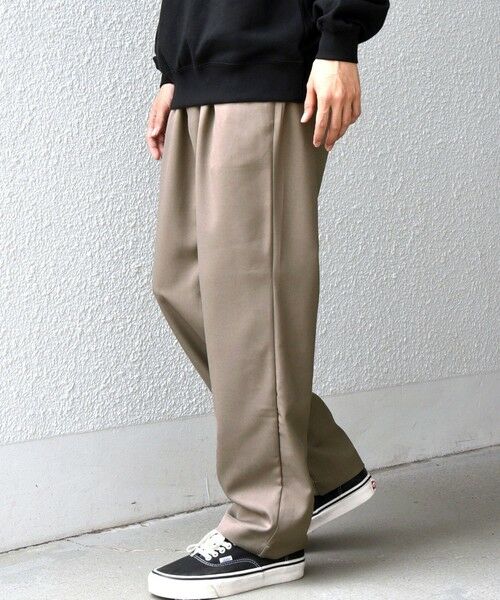 SHIPS / シップス その他パンツ | SHIPS any:〈洗濯機可能/抗ピリング〉ウールライク 2プリーツ セミワイド イージーパンツ◇ | 詳細19