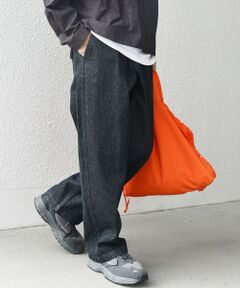 SHIPS / シップス デニムパンツ | SHIPS any: フリーサイズ  カラー/ネップ  デニム イージーパンツ (ユニセックス)◇