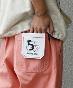 SHIPS / シップス デニムパンツ | SHIPS any: フリーサイズ  カラー/ネップ  デニム イージーパンツ (ユニセックス)◇