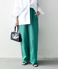 SHIPS / シップス デニムパンツ | SHIPS any: フリーサイズ  カラー/ネップ  デニム イージーパンツ (ユニセックス)◇