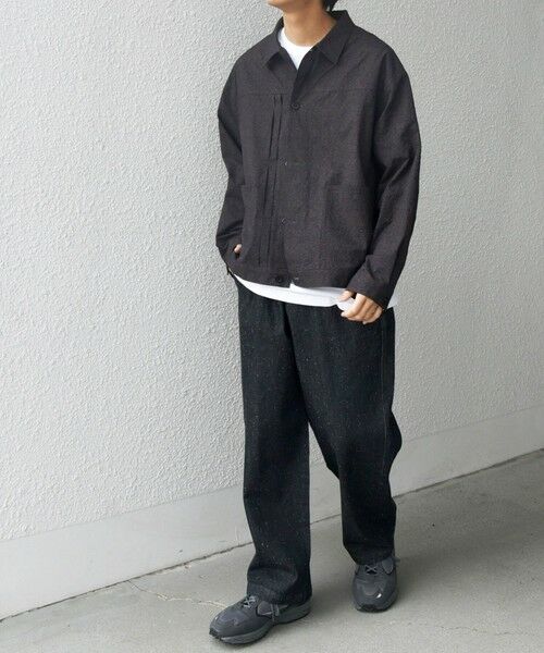 SHIPS / シップス デニムパンツ | SHIPS any: フリーサイズ カラー/ネップ デニム イージーパンツ (ユニセックス)◇ | 詳細2