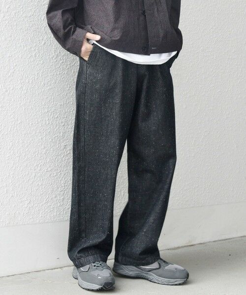 SHIPS / シップス デニムパンツ | SHIPS any: フリーサイズ カラー/ネップ デニム イージーパンツ (ユニセックス)◇ | 詳細4