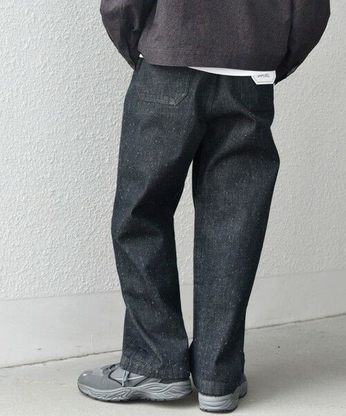SHIPS / シップス デニムパンツ | SHIPS any: フリーサイズ カラー/ネップ デニム イージーパンツ (ユニセックス)◇ | 詳細6