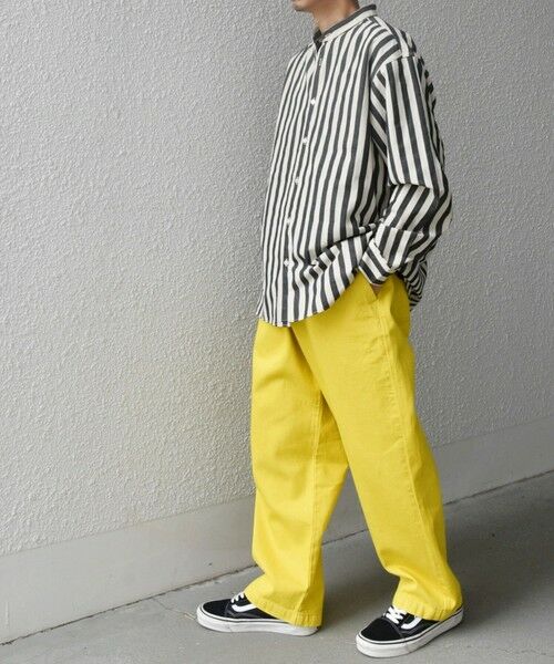 SHIPS / シップス デニムパンツ | SHIPS any: フリーサイズ カラー/ネップ デニム イージーパンツ (ユニセックス)◇ | 詳細17