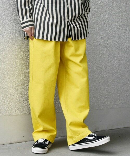 SHIPS / シップス デニムパンツ | SHIPS any: フリーサイズ カラー/ネップ デニム イージーパンツ (ユニセックス)◇ | 詳細20