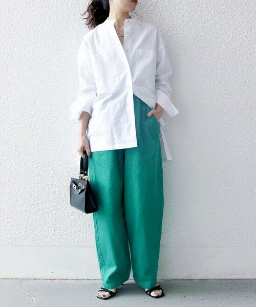 SHIPS / シップス デニムパンツ | SHIPS any: フリーサイズ カラー/ネップ デニム イージーパンツ (ユニセックス)◇ | 詳細23