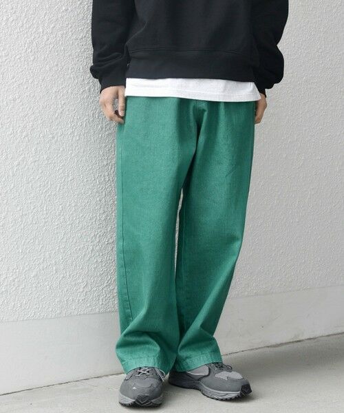 SHIPS / シップス デニムパンツ | SHIPS any: フリーサイズ カラー/ネップ デニム イージーパンツ (ユニセックス)◇ | 詳細26