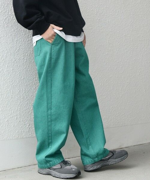 SHIPS / シップス デニムパンツ | SHIPS any: フリーサイズ カラー/ネップ デニム イージーパンツ (ユニセックス)◇ | 詳細27