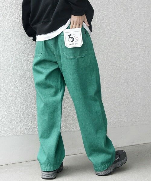 SHIPS / シップス デニムパンツ | SHIPS any: フリーサイズ カラー/ネップ デニム イージーパンツ (ユニセックス)◇ | 詳細29