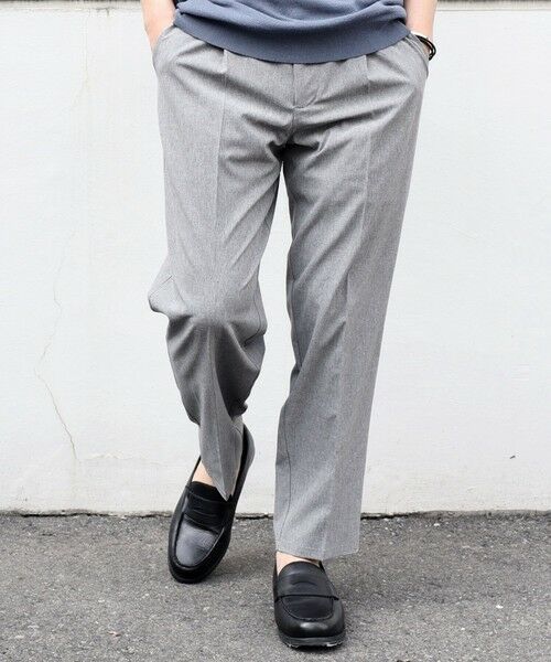 SHIPS / シップス その他パンツ | 【WEB限定】SHIPS any: クール＆ドライ 1タック リネン ライク テーパード イージーパンツ （セットアップ対応）◇ | 詳細3