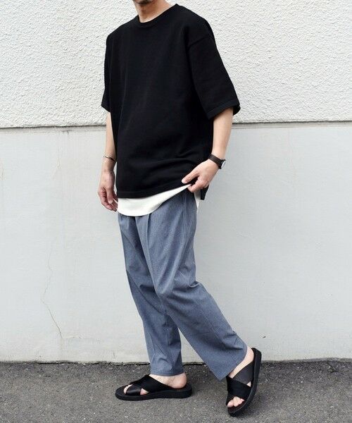 SHIPS / シップス その他パンツ | 【WEB限定】SHIPS any: クール＆ドライ 1タック リネン ライク テーパード イージーパンツ （セットアップ対応）◇ | 詳細14