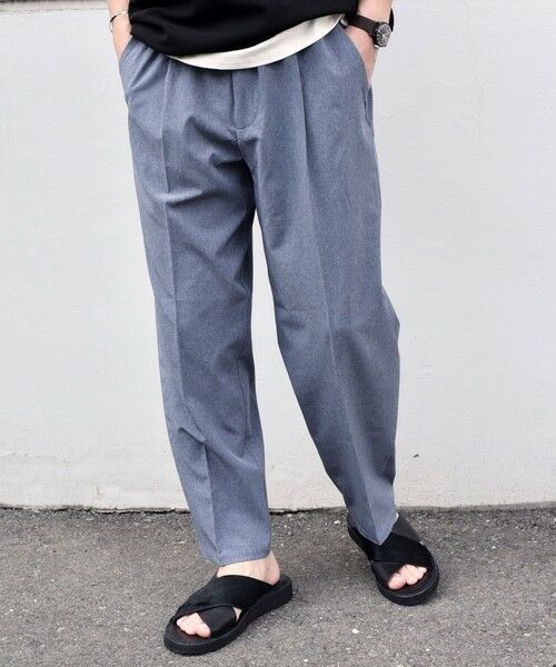 SHIPS / シップス その他パンツ | 【WEB限定】SHIPS any: クール＆ドライ 1タック リネン ライク テーパード イージーパンツ （セットアップ対応）◇ | 詳細15