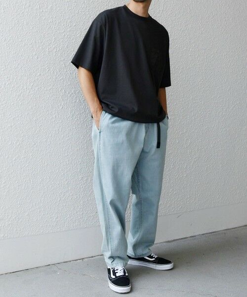 SHIPS / シップス デニムパンツ | 【SHIPS any別注】GRAMiCCi: オーガニックコットン ルーズテーパード ストレッチ デニム パンツ◇ | 詳細9