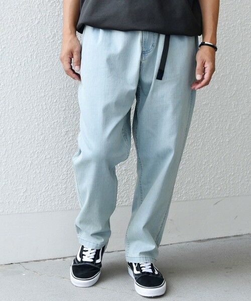 SHIPS / シップス デニムパンツ | 【SHIPS any別注】GRAMiCCi: オーガニックコットン ルーズテーパード ストレッチ デニム パンツ◇ | 詳細10