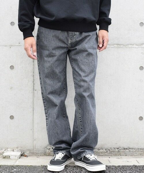 SHIPS / シップス デニムパンツ | 【SHIPS any別注】NEEDBY heritage: JOE ストレート デニム パンツ◇(チャコールグレー)