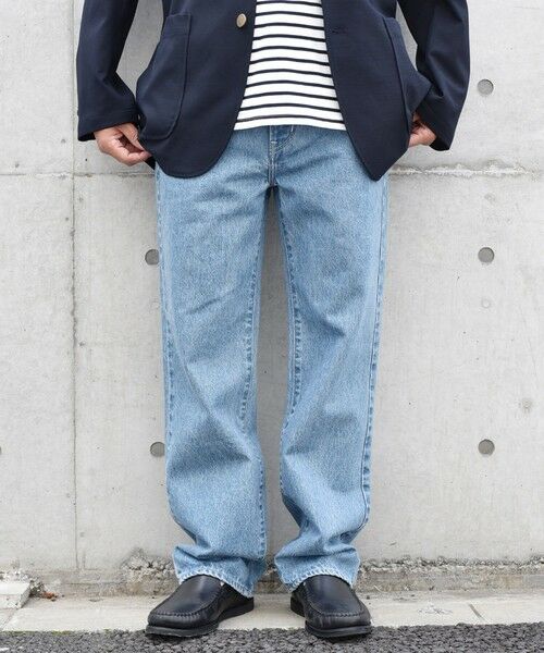 SHIPS / シップス デニムパンツ | 【SHIPS any別注】NEEDBY heritage: JOE ストレート デニム パンツ◇(ブルー)