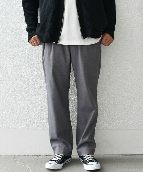 SHIPS / シップス その他パンツ | SHIPS any: 〈洗濯機可能・ストレッチ・撥水〉SOLOTEX(R) 2タック ウーリック セミワイド イージーパンツ （セットアップ対応）◇ | 詳細3