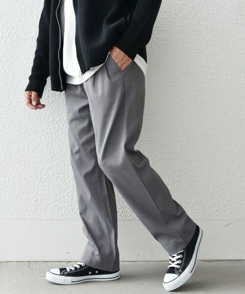 SHIPS / シップス その他パンツ | SHIPS any: 〈洗濯機可能・ストレッチ・撥水〉SOLOTEX(R) 2タック ウーリック セミワイド イージーパンツ （セットアップ対応）◇ | 詳細4