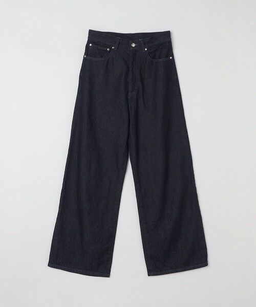 SHIPS / シップス デニムパンツ | SHIPS any: ウォッシュド デニム セミフレア ワイド パンツ (セットアップ対応)◇ | 詳細15