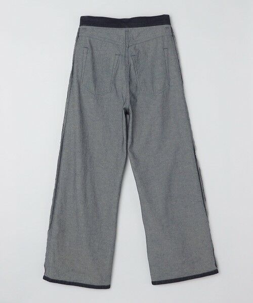 SHIPS / シップス デニムパンツ | SHIPS any: ウォッシュド デニム セミフレア ワイド パンツ (セットアップ対応)◇ | 詳細22