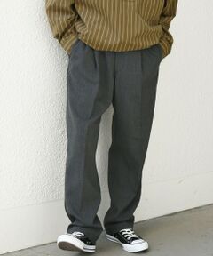 SHIPS / シップス その他パンツ | SHIPS any: 〈洗濯機可能〉チェック & ソリッド 2タック セミワイド イージー パンツ◇