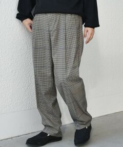 SHIPS / シップス その他パンツ | SHIPS any: 〈洗濯機可能〉チェック & ソリッド 2タック セミワイド イージー パンツ◇